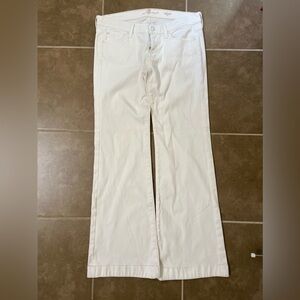 Slim Illusion Dojo High Rise Wide Leg Jeans in Luxe White